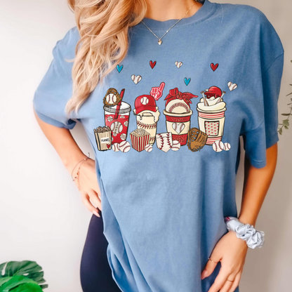 Baseball Lattes Tee