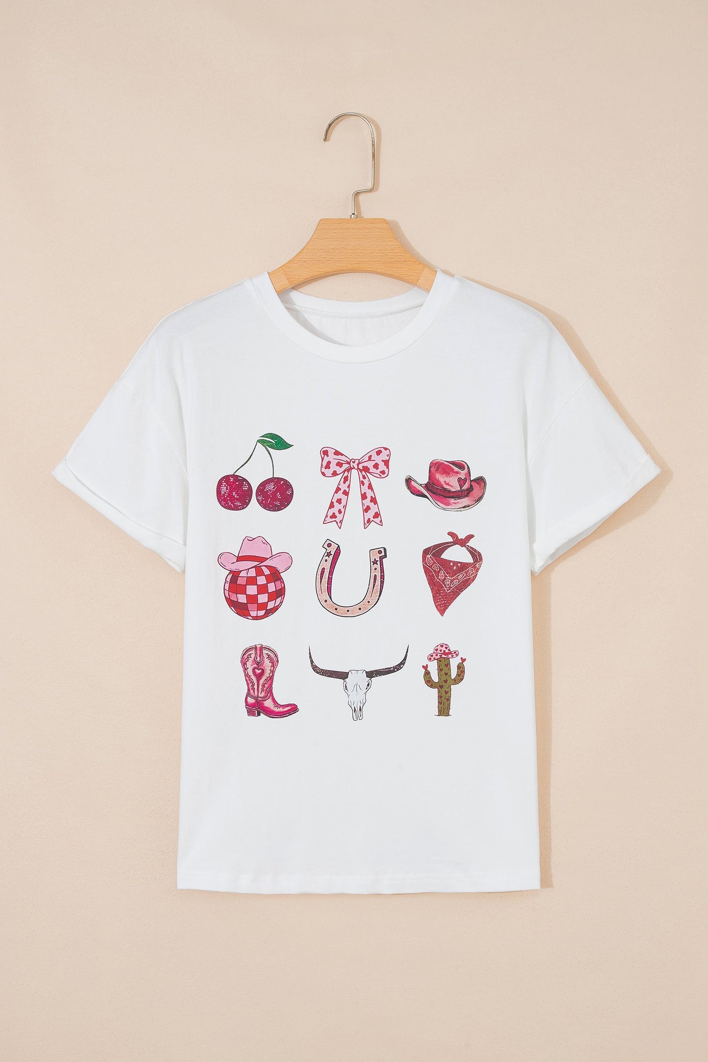 Western Coquette Cowgirl Short Sleeve Tee