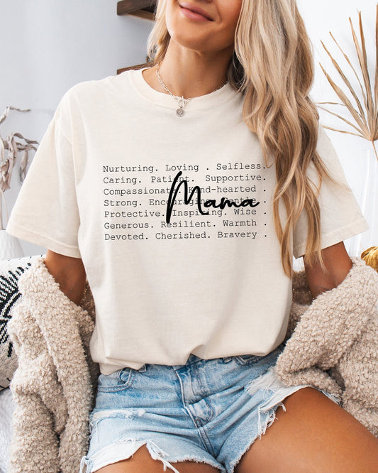Definition Of Mama Graphic Tee