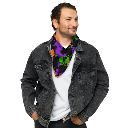 Witch's Paint Splatter Rave Bandana