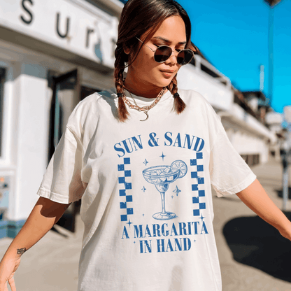 Sun, Sand & A Margarita Graphic Tee